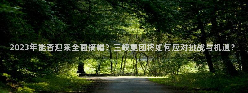 极悦娱乐体育f开号：2023年能否迎来全面摘帽？三峡集团将如何应对挑战与机遇？