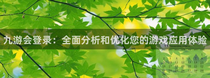 极悦娱乐官网：九游会登录：全面分析和优化您的游戏应用体验