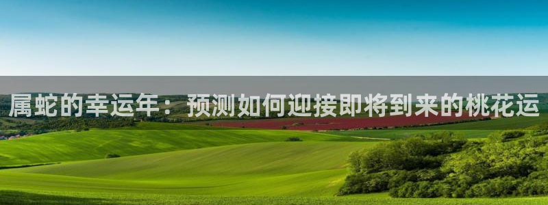 极悦娱乐2官网：属蛇的幸运年：预测如何迎接即将到来的桃花运