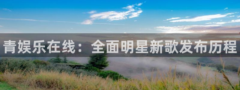德国极悦娱乐集团：青娱乐在线：全面明星新歌发布历程