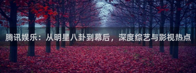 极悦娱乐体育平台开号链接：腾讯娱乐：从明星八卦到幕后，深度综艺与影视热点